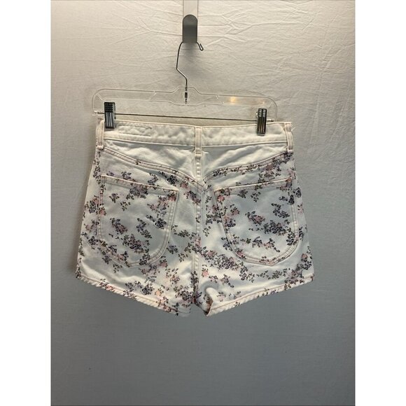Rag & Bone HIGH RISE‎ Floral Jean Shorts Denim Size 28 x 2.5" Casual - Picture 5 of 9